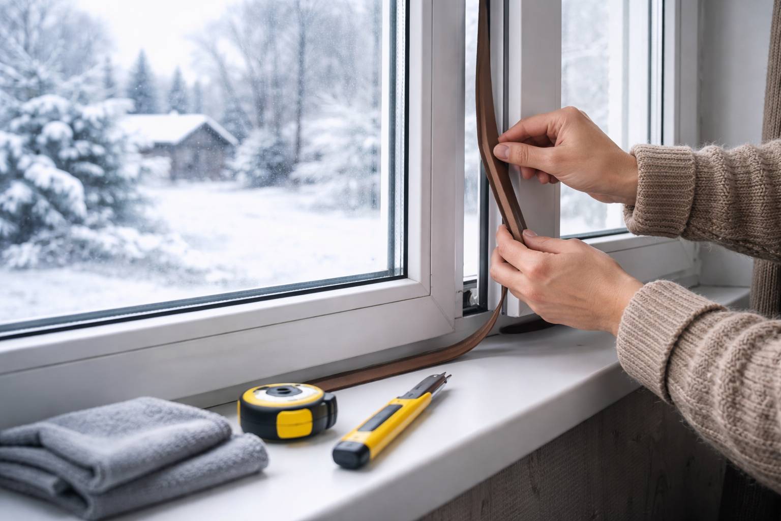 Aislar ventanas en invierno: burletes, cintas y soluciones DIY para ahorrar en calefacción