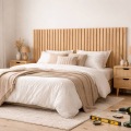 Cabecero de cama DIY: 5 ideas fáciles con listones, tela o palets (y cómo fijarlo)