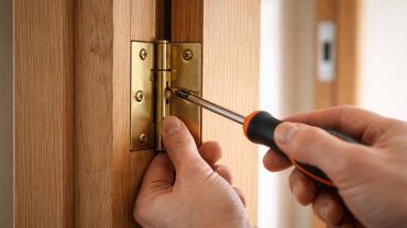 Cómo arreglar una puerta que roza o no cierra bien: bisagras, marco y cerradura