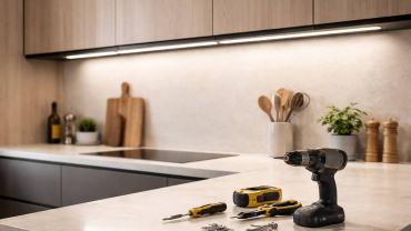 Cómo instalar una tira LED con perfil de aluminio: iluminación limpia en cocina, salón o muebles