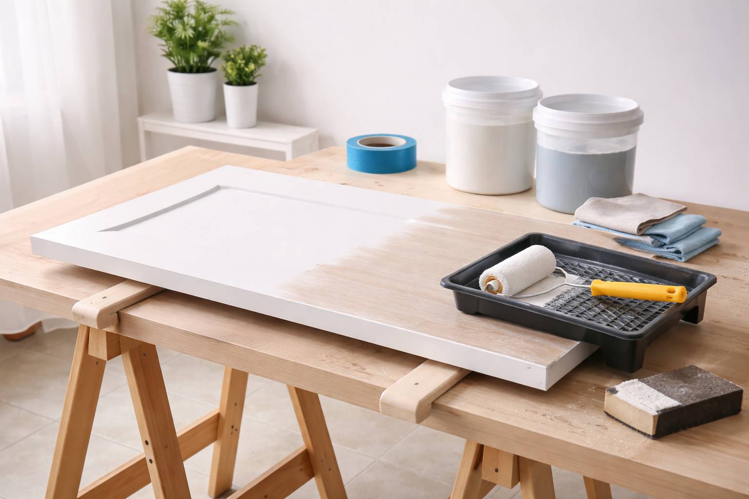 Pintar muebles de melamina sin que se desconchen: preparación, imprimación y laca
