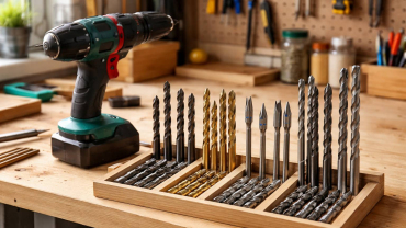 Qué broca necesito: guía rápida por materiales (madera, metal, azulejo, hormigón)