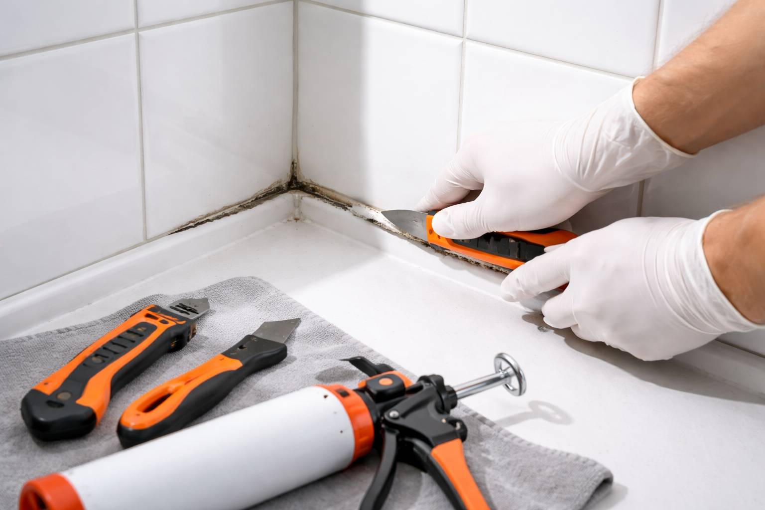 Sellado perfecto: cómo quitar y renovar la silicona del baño para evitar moho y filtraciones