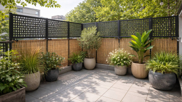 Terraza más privada: cómo colocar celosías, cañizo o paneles sin obra (y que aguanten el viento)